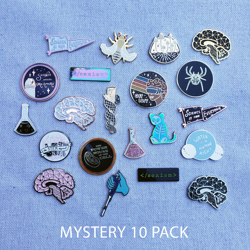 Mystery 10 Pack of Enamel Pins ($125 value!)