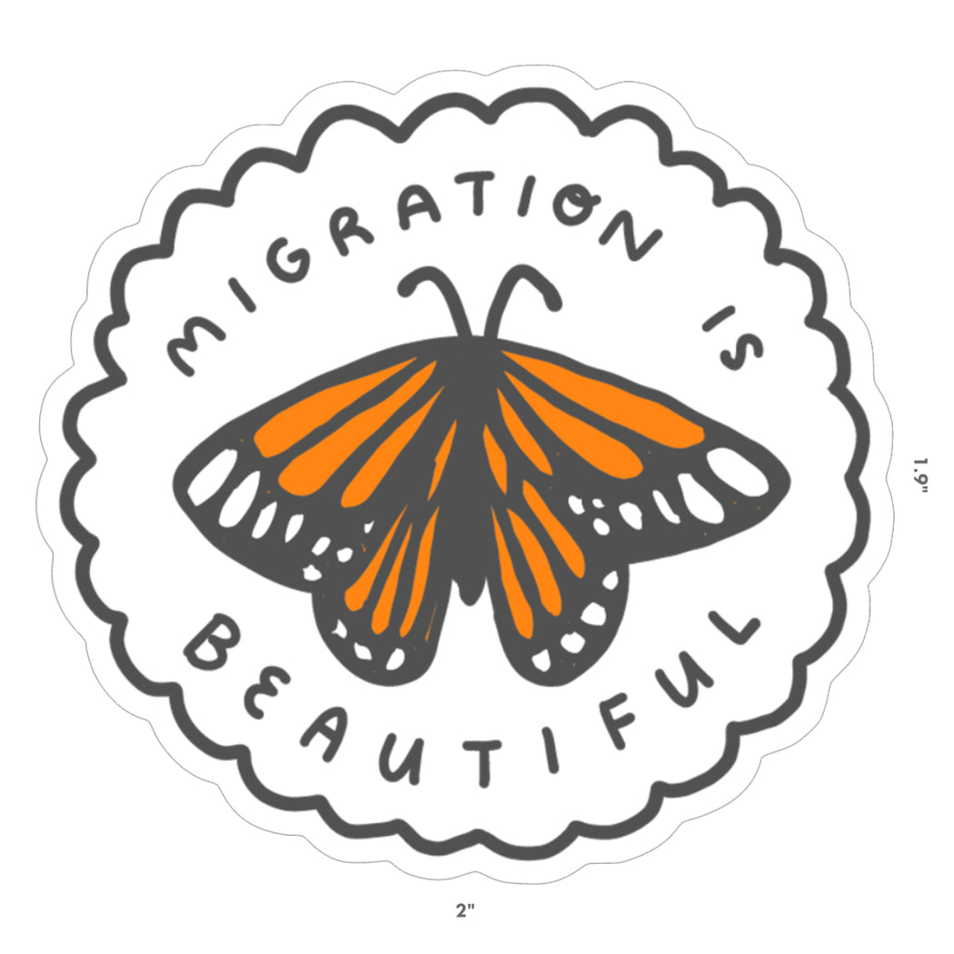 Monarch Butterfly Sticker