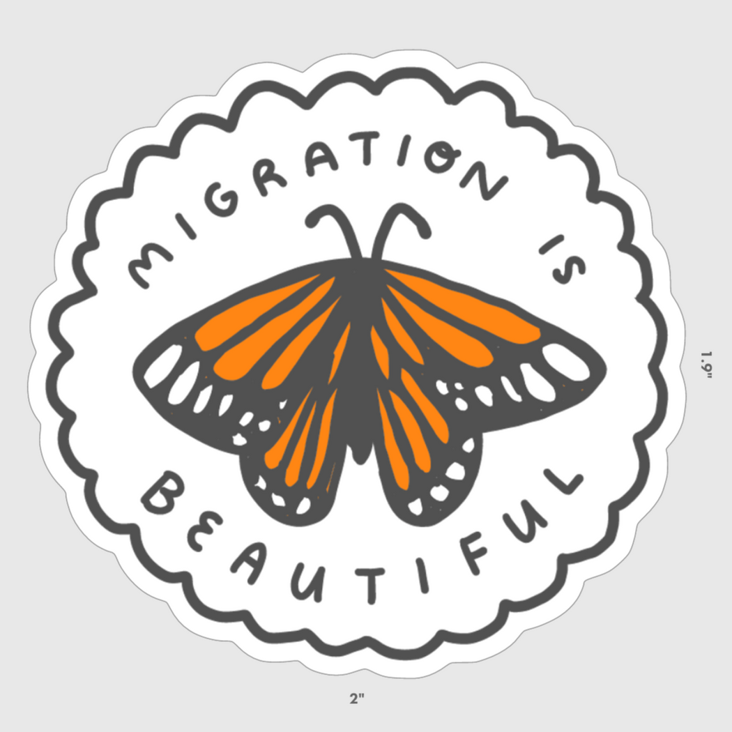 Monarch Butterfly Sticker