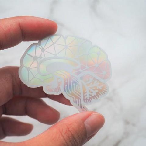 Holographic Brain Sticker