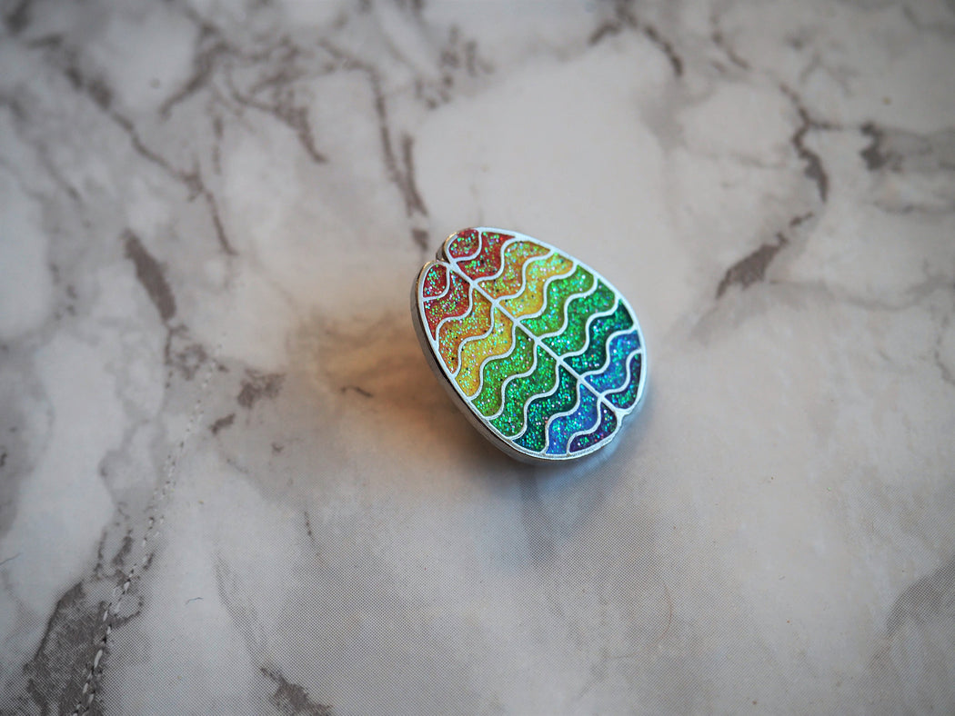 Pride Brain Enamel Pin