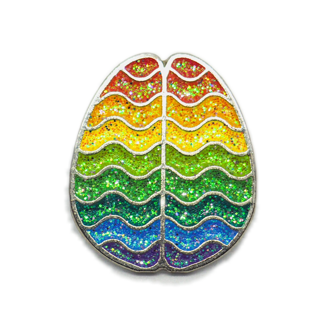 Pride Brain Enamel Pin