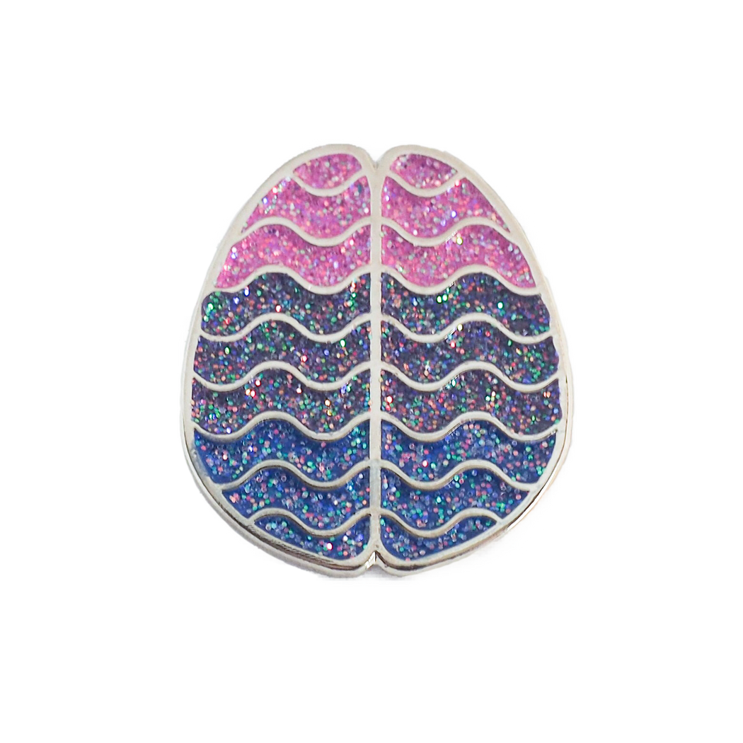Pride Brain Enamel Pin