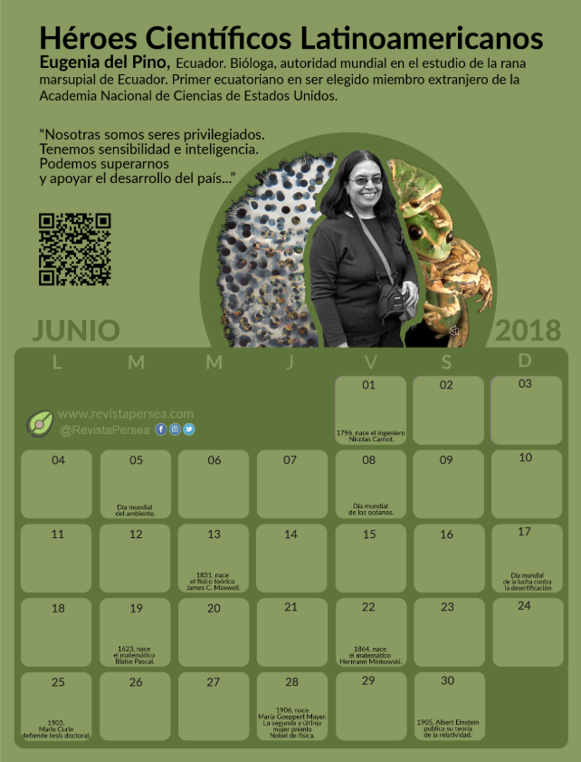 Felix Moronta Barrios / Persea Foundation - Héroes Científicos Latinoamericanos Calendar