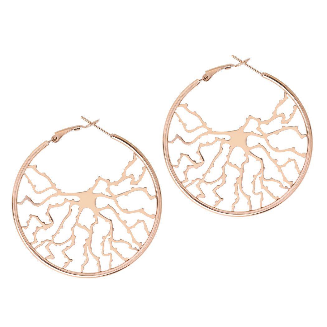 Neuron Hoop Earrings