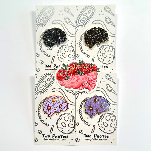 Neural Network Enamel Pin Set