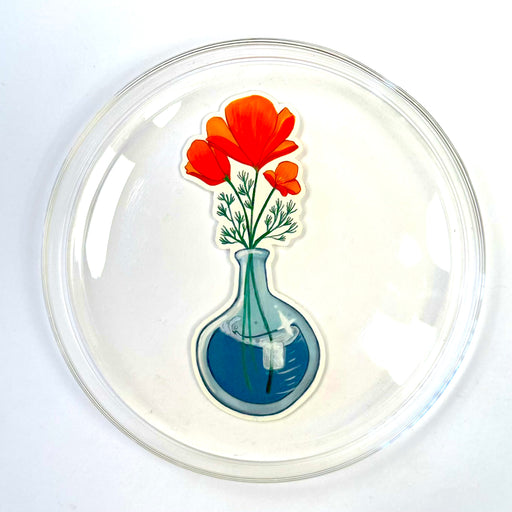 Flower Lab Flask XL Sticker