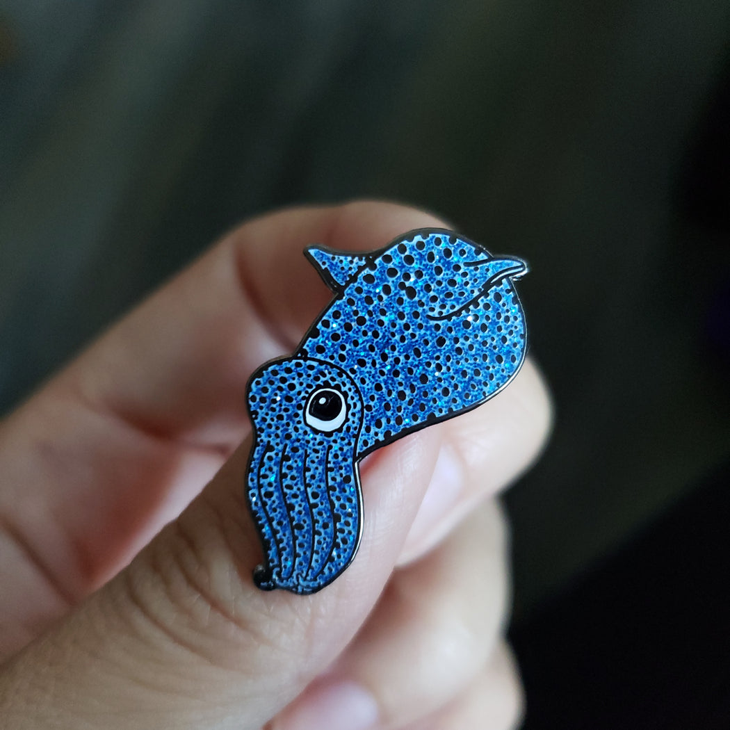 Squid Enamel Pin