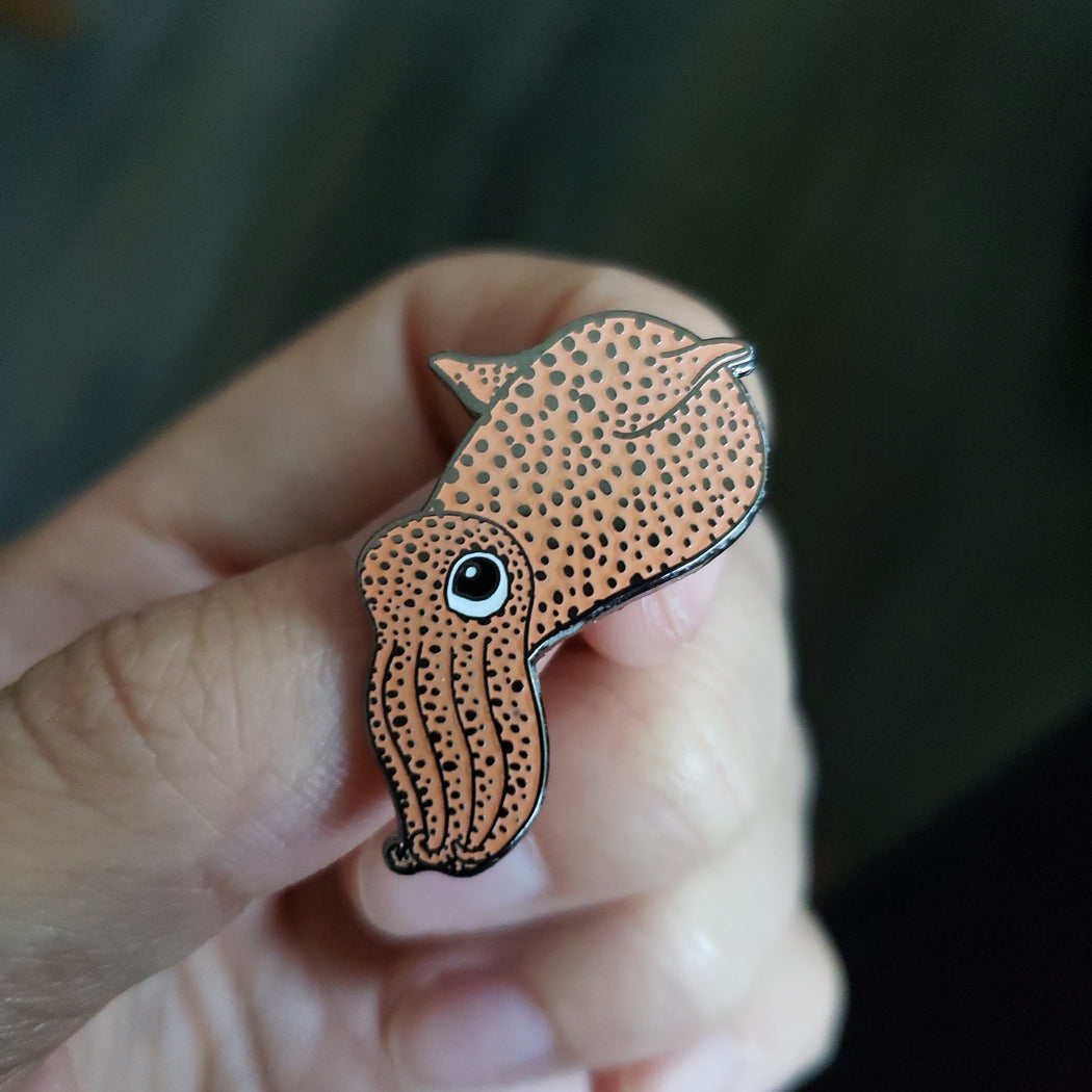 Squid Enamel Pin