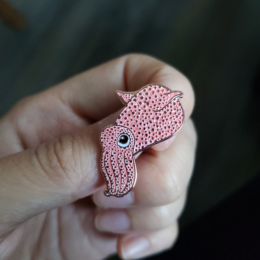 Squid Enamel Pin