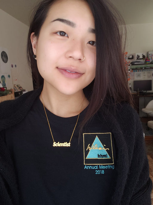 Scientist Nameplate Necklace
