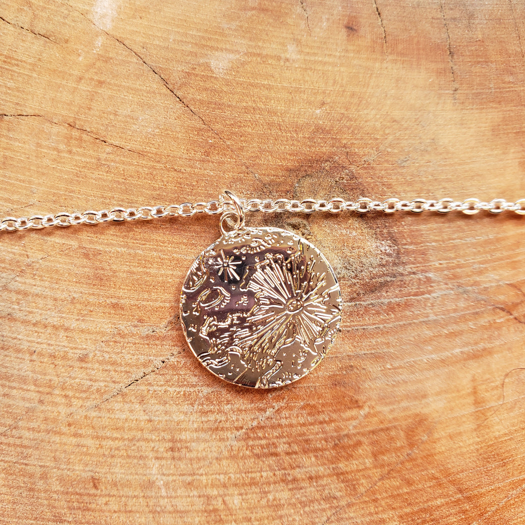 Make Space for Everyone Moon Necklace