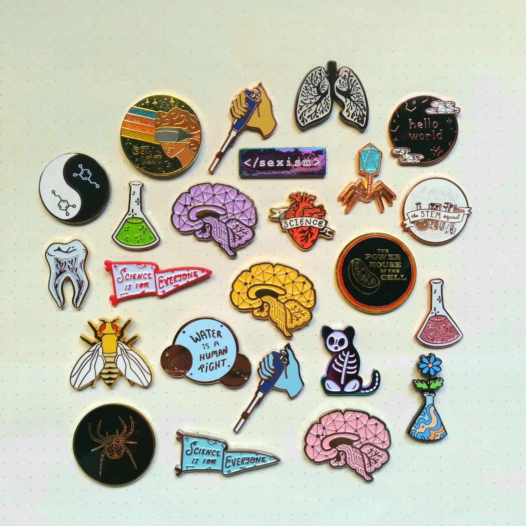 Mystery 10 Pack of Enamel Pins ($125 value!)