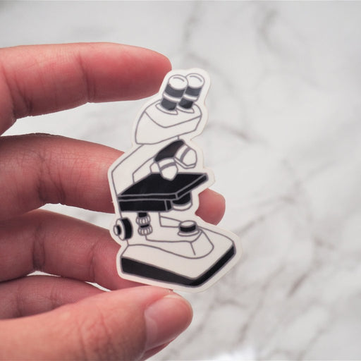 Physical Science Microscope Sticker Stickers — Two Photon