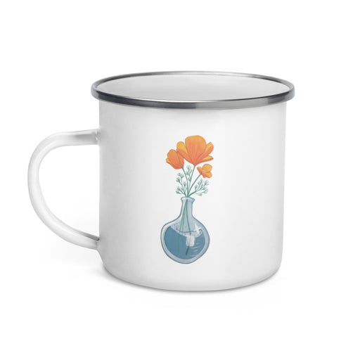 Floral Flask Camper Mug