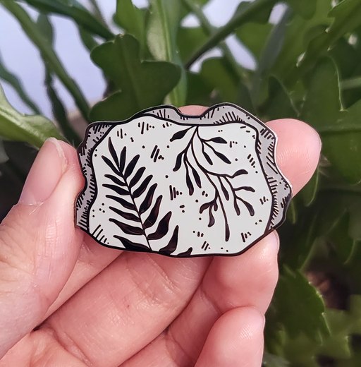 Plant Lover Fossil Enamel Pin