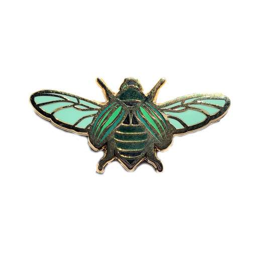 Flying Beetle Enamel Pin