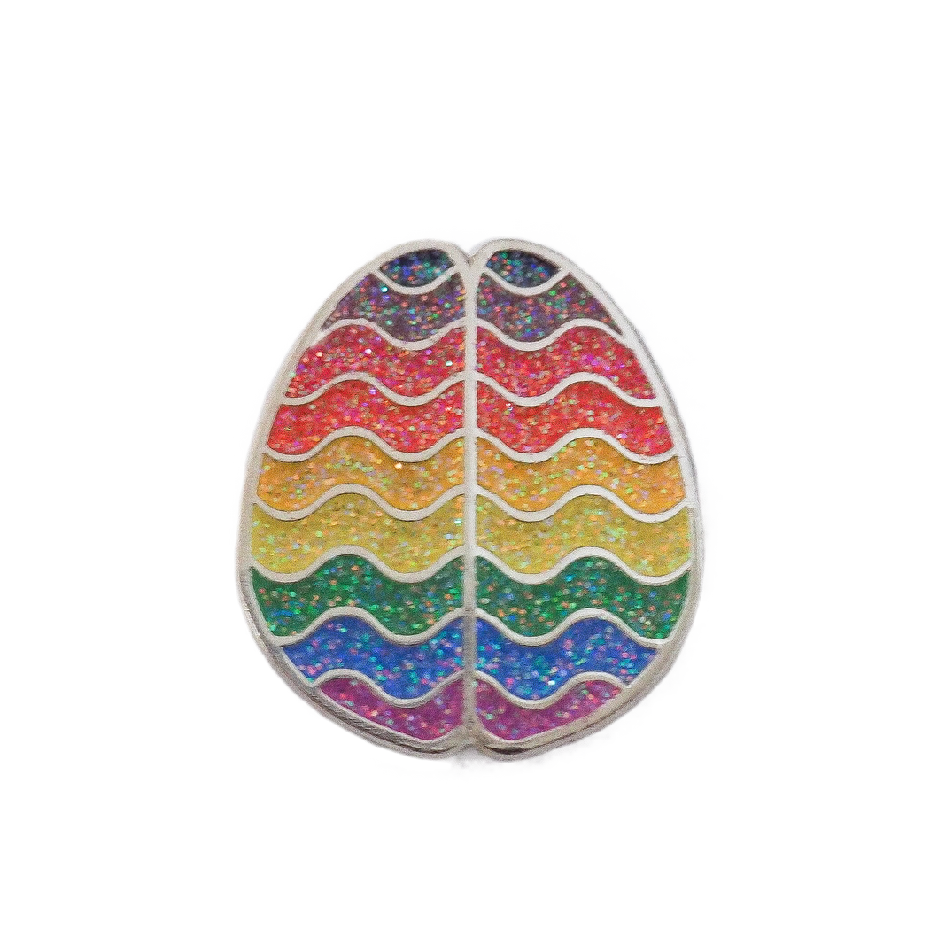 Pride Brain Enamel Pin