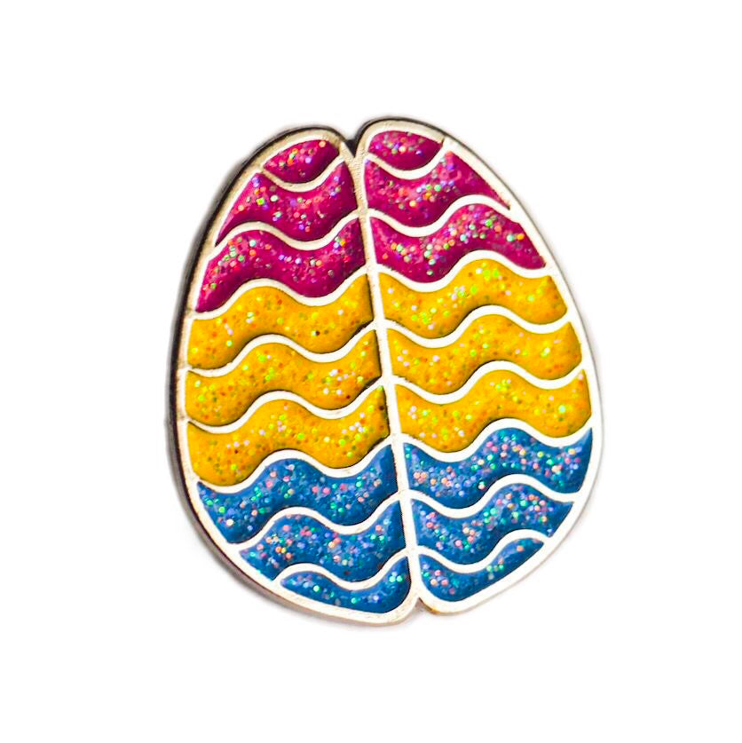 Pride Brain Enamel Pin