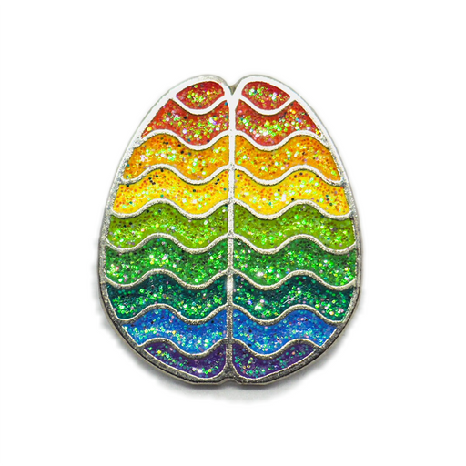 Pride Brain Enamel Pin