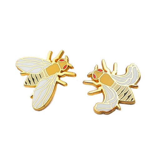 Drosophila Melanogaster Enamel Pin Set