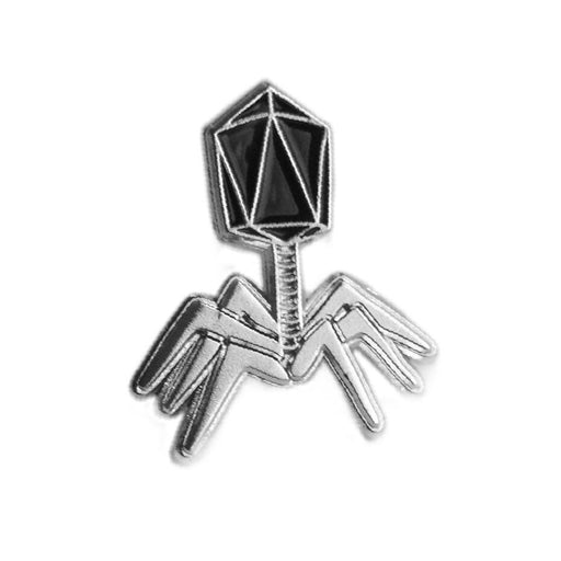 Phage Enamel Pin