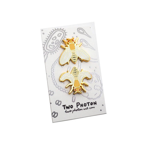 Drosophila Melanogaster Enamel Pin Set