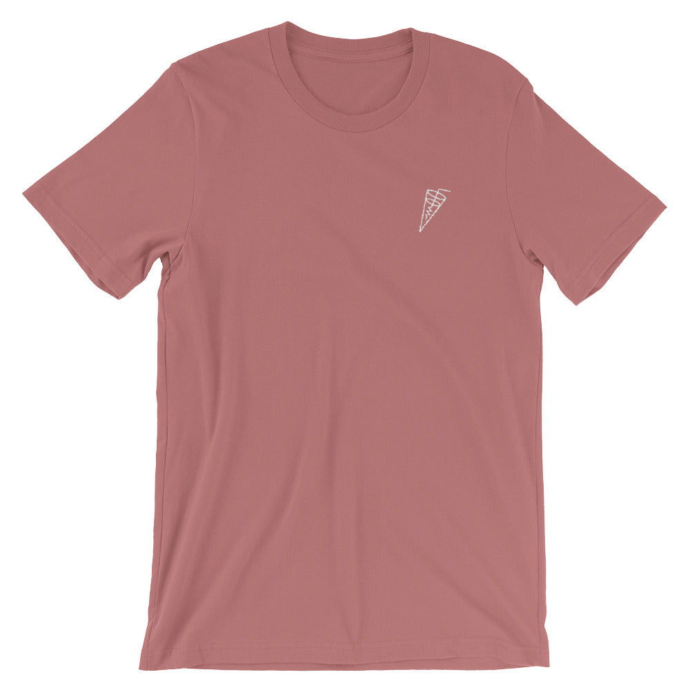 【NONCODE】(Unisex) Fleo embroidered T-shirt Embroidered Electrode T-shirt — Two Photon