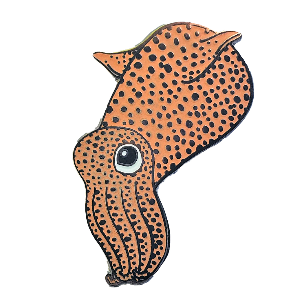 Squid Enamel Pin