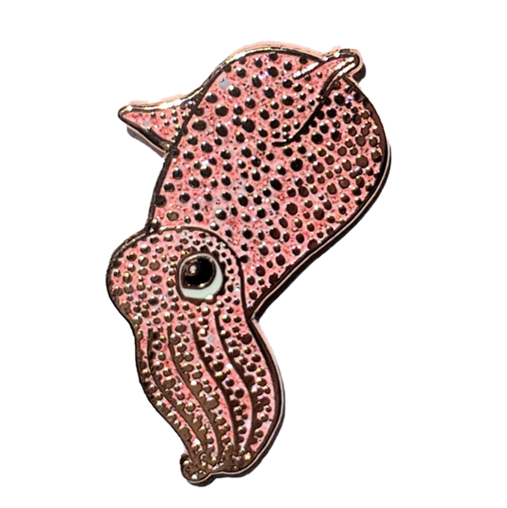 Squid Enamel Pin