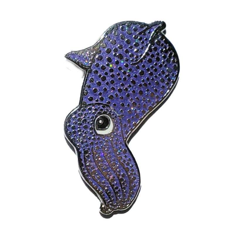 Squid Enamel Pin