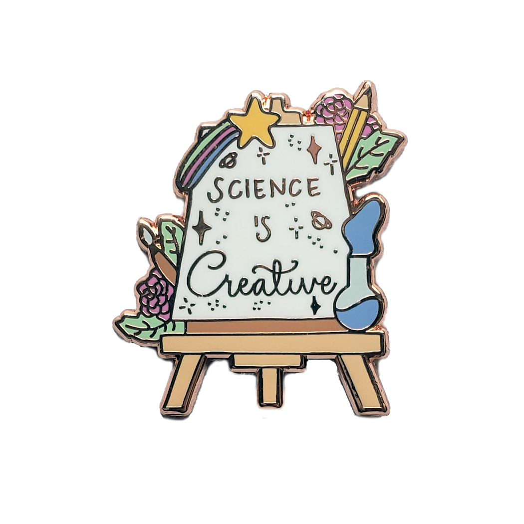 Science is Creative Enamel Pin