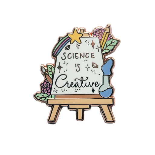 Science is Creative Enamel Pin