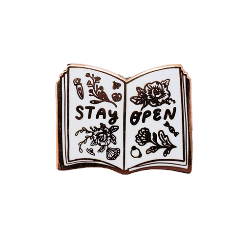 Stay Open Enamel Pin